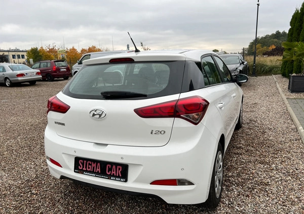 Hyundai i20 cena 33900 przebieg: 168000, rok produkcji 2017 z Goleniów małe 742